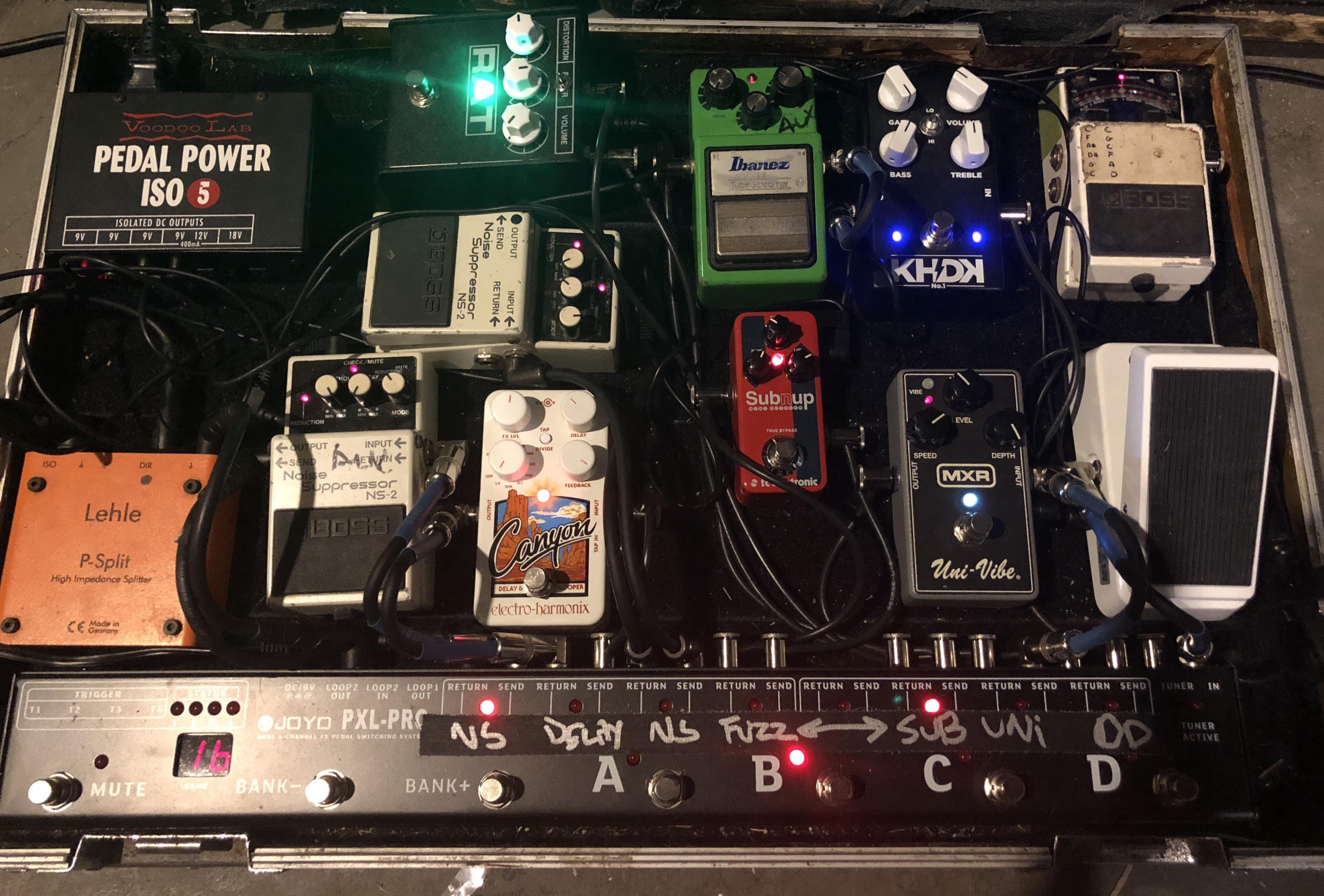 sleep pedalboard